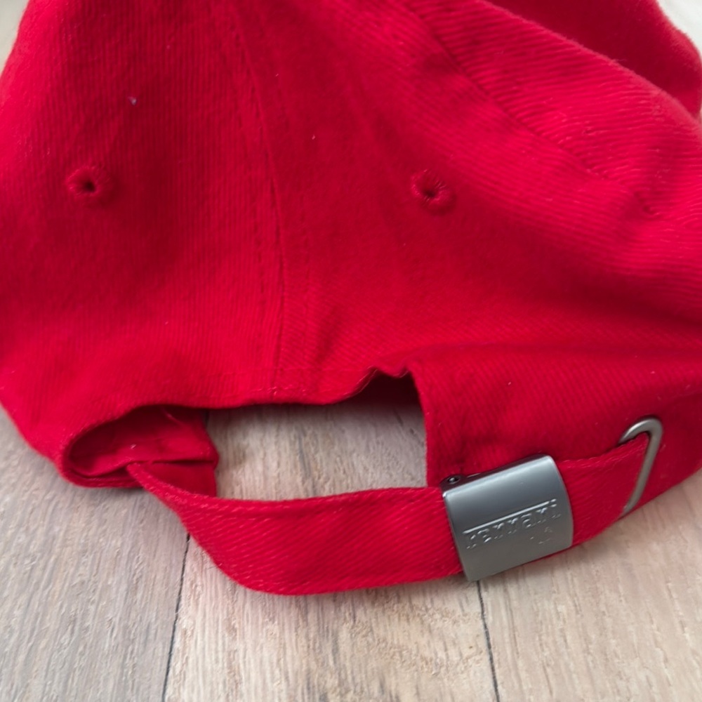 Ferrari embroidered adjustable logo hat, red/silver - Picture 2 of 4